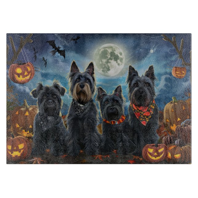 Scottish Terrier Halloween Spooky (Framsidan)