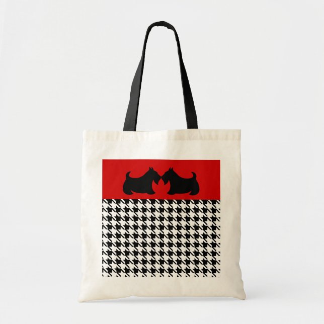 Scottish Terrier-handväskan Tygkasse (Framsidan)