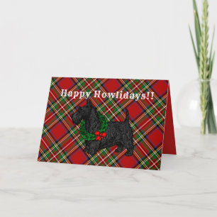 Scottish Terrier Helgdag Card Helgkort