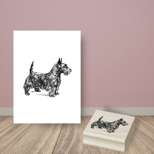Scottish Terrier Hund aveln Stämpel