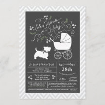 Scottish Terrier Hund Baby Shower Gender Neutral