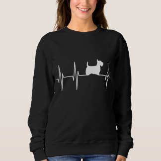 Scottish Terrier Hund Heartslag - Scottie Hund äls T Shirt