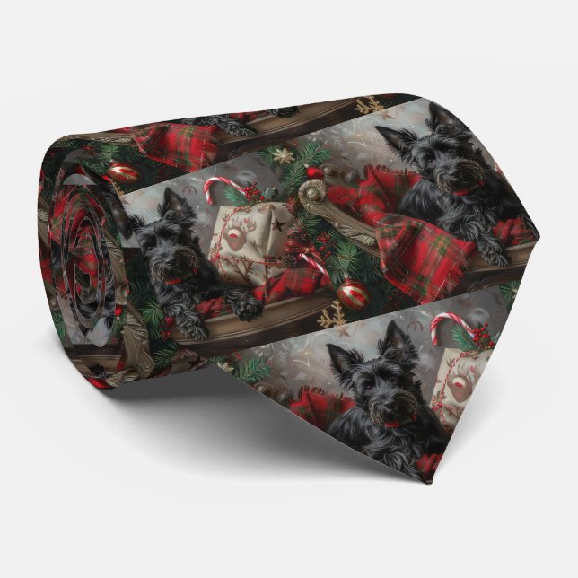 Scottish Terrier Hund jul Festive Slips (Rullad)