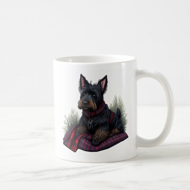 Scottish Terrier Hund Kaffemugg (Höger)