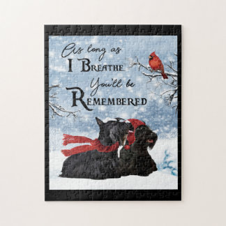 Scottish Terrier Hund Memorial Pussel