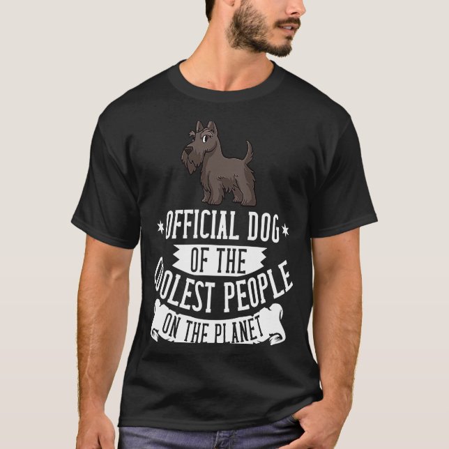 Scottish Terrier Hund Puppies Owner 2 T Shirt (Framsida)
