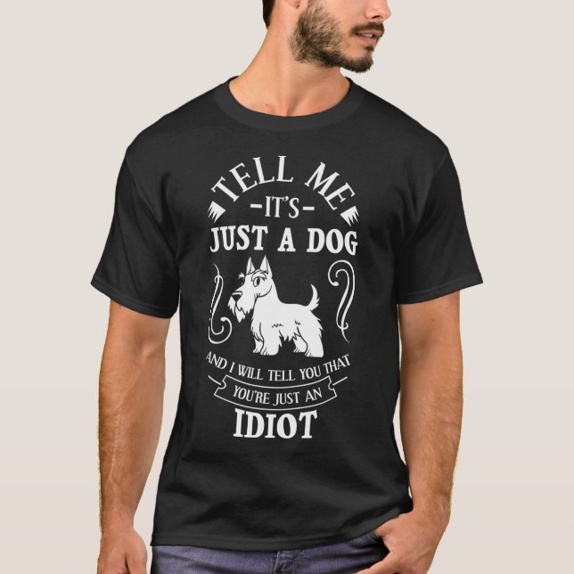 Scottish Terrier Hund Puppies Owner Älskare _15 T Shirt (Framsida)