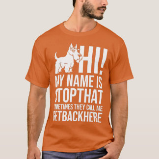 Scottish Terrier Hund Puppies Owner Älskare T Shirt