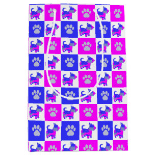 Scottish Terrier Hund & Tass Crazy Shock rosa and