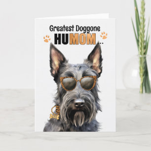 Scottish Terrier Hund Underbarare HuMOM Mors dag Helgkort