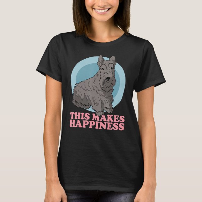 Scottish Terrier Hundar Hundägare Scottish Terrier T Shirt (Framsida)