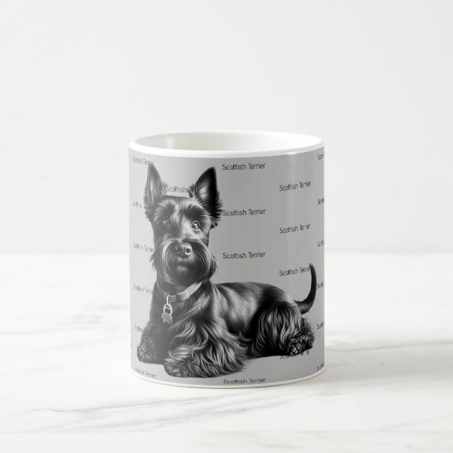 Scottish Terrier i Kaffemugg (Center)