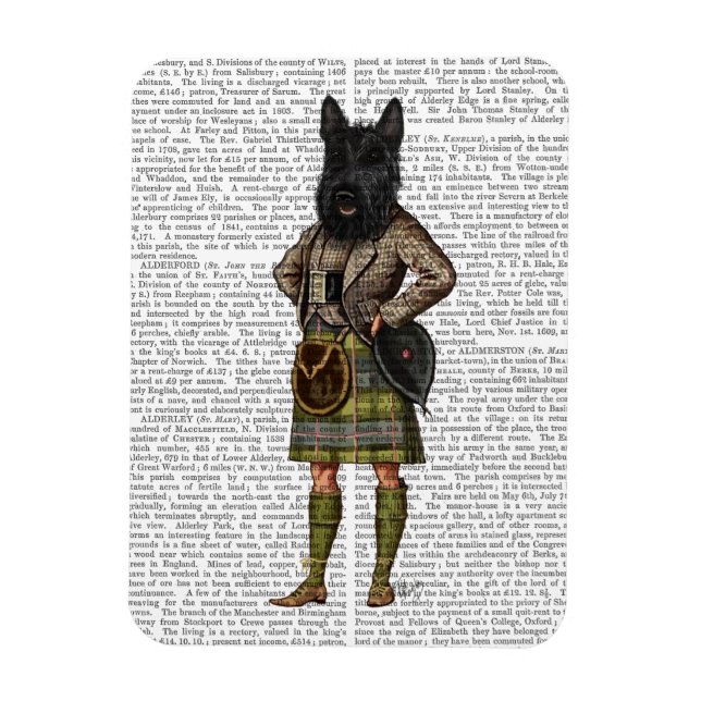 Scottish Terrier i Kilt Magnet (Vertikal)