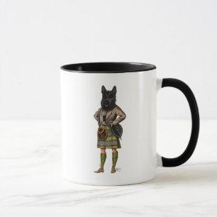 Scottish Terrier i Kilt Mugg