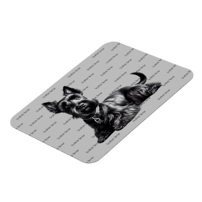 Scottish Terrier i Magnet (Vänstra Sidan)