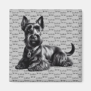 Scottish Terrier i Magnet