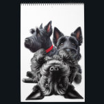 SCOTTISH TERRIER IN KALENDER<br><div class="desc">Teckning skapades av #LeoPepeDesign med hjälp av artificiell intelligens. Nedan citeras Wikipedia om denna hund: Scottish Terrier (Scottish Gaelic: Abhag Albannach; även känd som Aberdeen Terrier), populärt kallad Scottie, är en ras av hund. Till att börja med en av de höglandsraser av skräp som grupperades under namn i Skye Terrier,...</div>