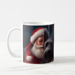 Scottish Terrier Jultomten Festive jul Kaffemugg
