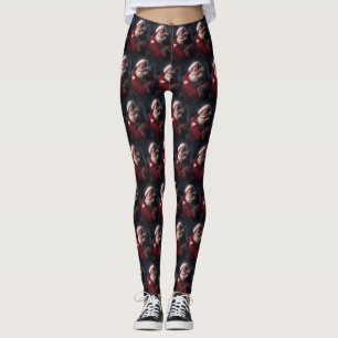 Scottish Terrier Jultomten Festive jul Leggings