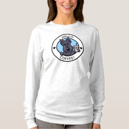 Scottish Terrier Kaffe Älskare T-Shirt