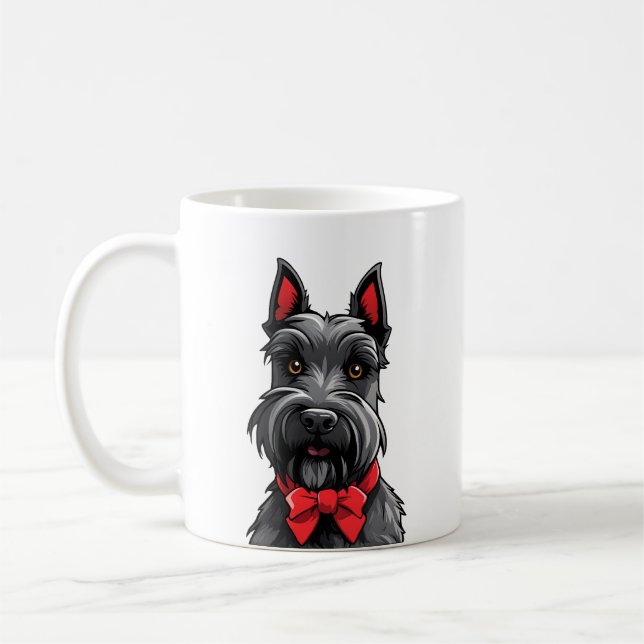 Scottish Terrier Kaffemugg (Vänster)
