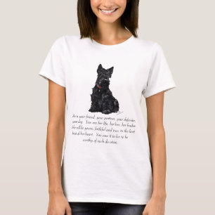 Scottish Terrier Keepsak - FEMALE Tee Shirt