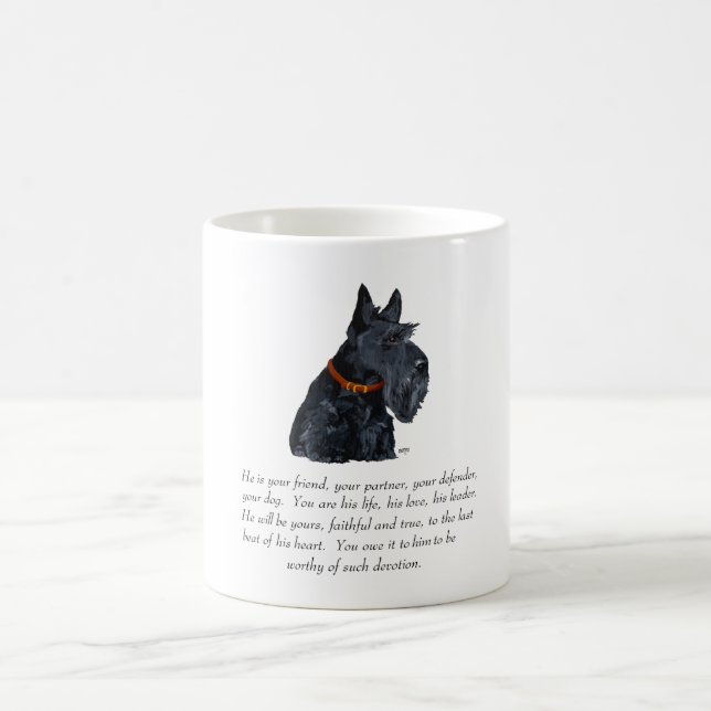 Scottish Terrier Keepsaké Kaffemugg (Center)