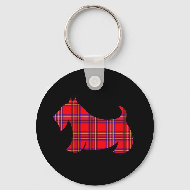 Scottish Terrier Keychain Nyckelring (Framsida)