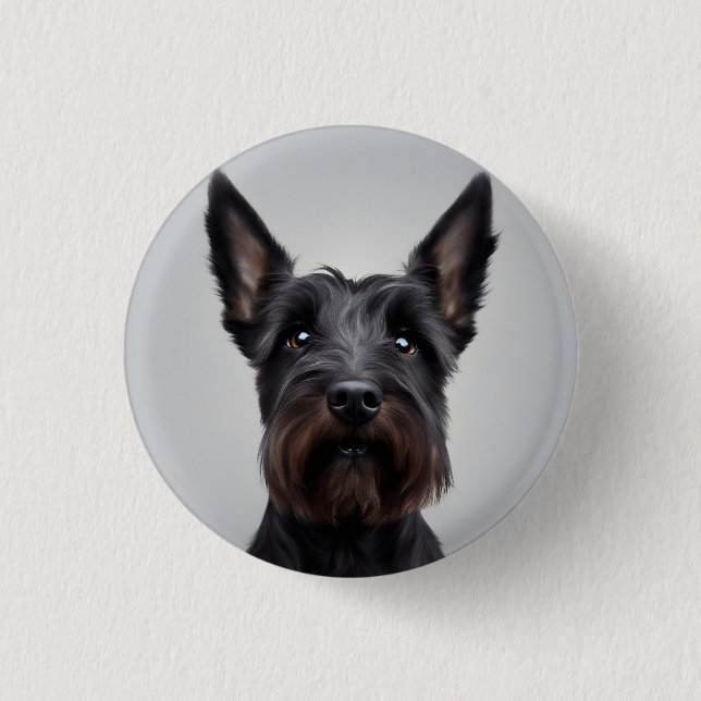 Scottish Terrier Knapp (Framsida)