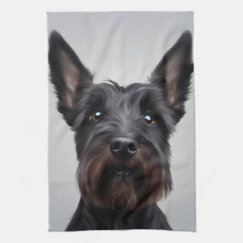 Scottish Terrier Kökshandduk