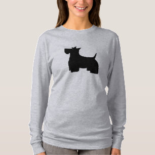 Scottish Terrier Långärmad Shirt T Shirt