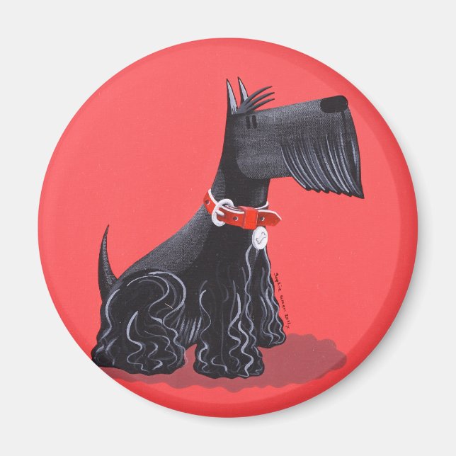 Scottish Terrier Magnet (Framsidan)
