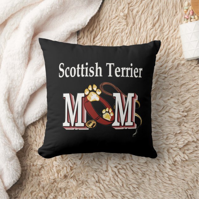 Scottish Terrier Mamma Kudde (Filt)