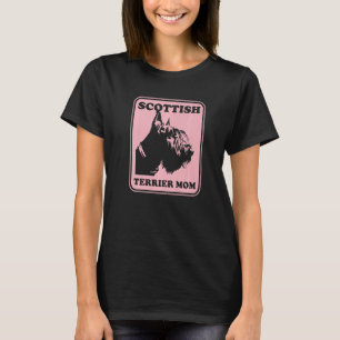 Scottish Terrier Mamma Scottie Hundägare Scottish  T Shirt