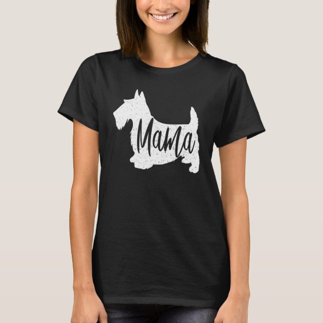 Scottish Terrier Mamma Sealyham Ideas T Shirt (Framsida)