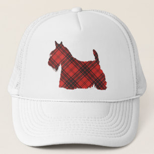 Scottish Terrier Maxwell Tartan Truckerkeps