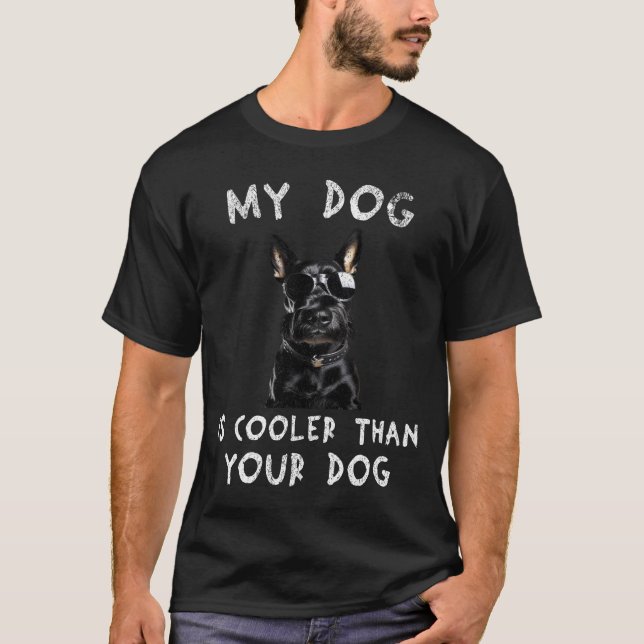 Scottish Terrier, min Hund är kylare än din Hund T Shirt (Framsida)