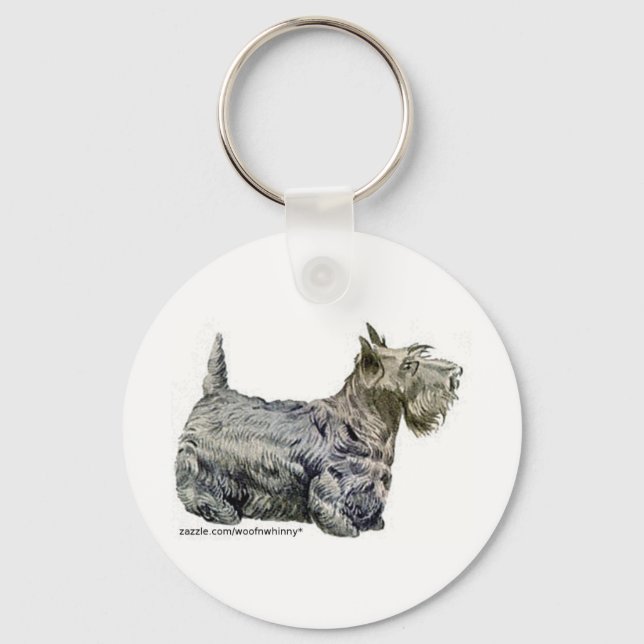 Scottish Terrier Nyckelring (Framsida)