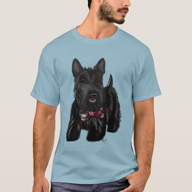 Scottish Terrier och Bow Tröja (Framsida)