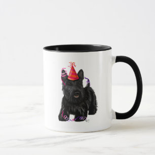 Scottish Terrier och Party Hat Mugg