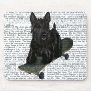 Scottish Terrier och Skateboard Musmatta