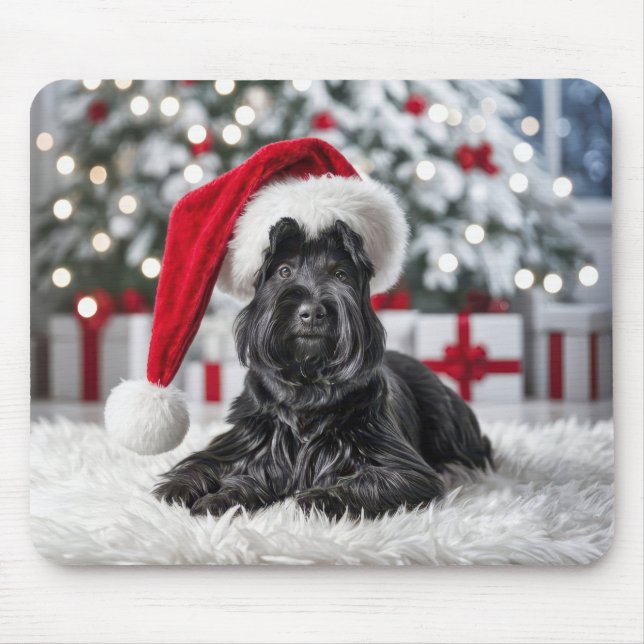 Scottish Terrier på White Matta Musmatta (Framsidan)