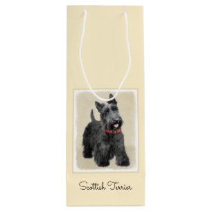 Scottish Terrier Painting - Cute Original Hund Art
