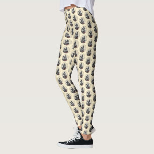 Scottish Terrier Painting - Cute Original Hund Art Leggings