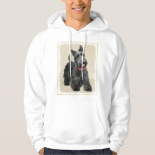 Scottish Terrier Painting - Cute Original Hund Art Sweatshirt