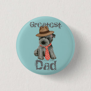 Scottish Terrier Pappa Button Knapp