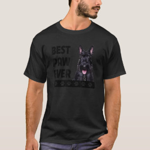 Scottish Terrier Pappa Fars dag Hund Best Tass Kvä T Shirt