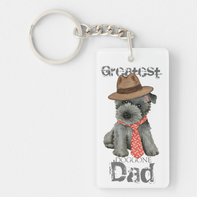 Scottish Terrier Pappa Keychain (Framsidan)