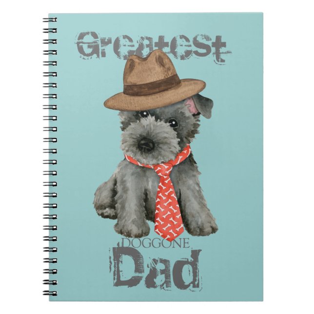 Scottish Terrier Pappa Notebook Anteckningsbok (Framsidan)