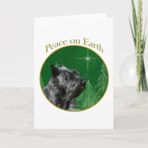 Scottish Terrier Peace Helgkort